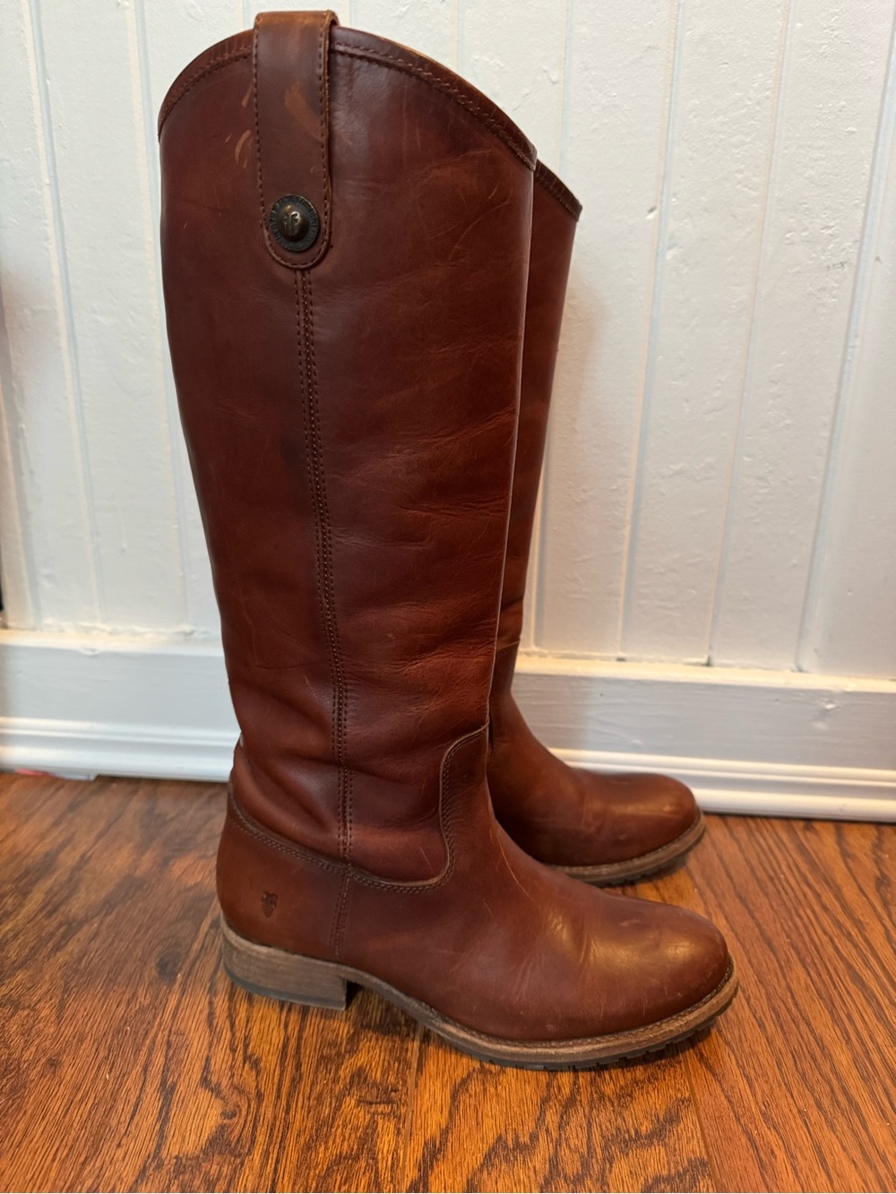 Frye Brown Leather Riding Boots